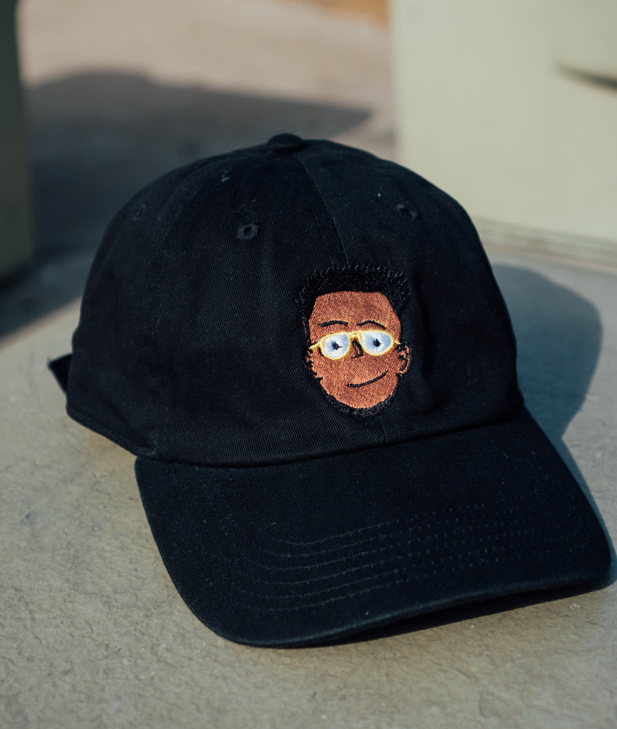 Charcoal Everybody Loves Creole embroidered hat