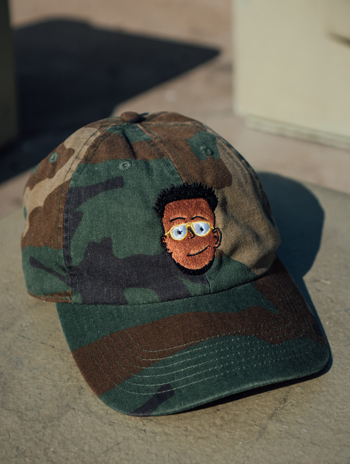 Camo Everybody Loves Creole embroidered hat