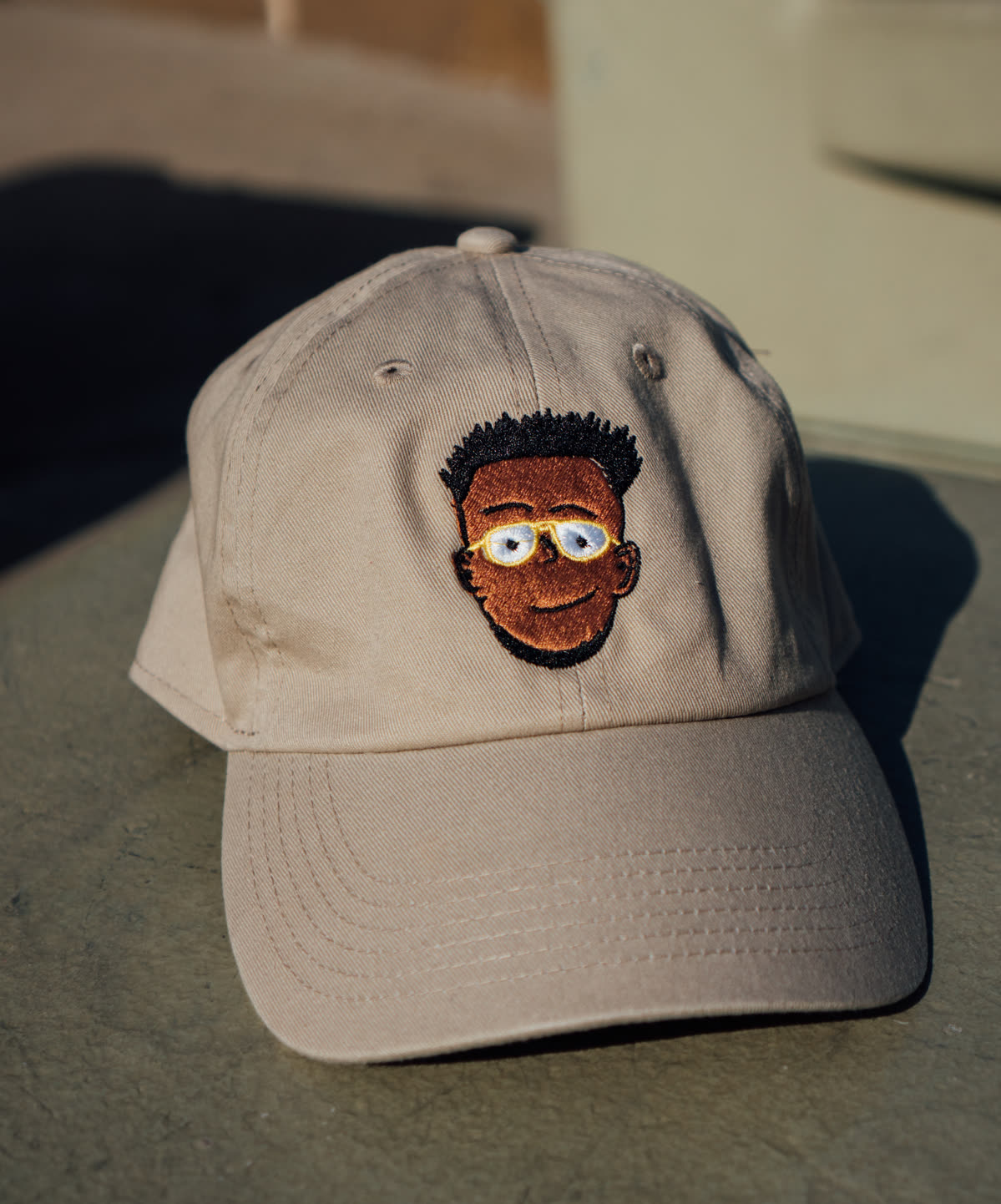 Khaki Everybody Loves Creole embroidered hat