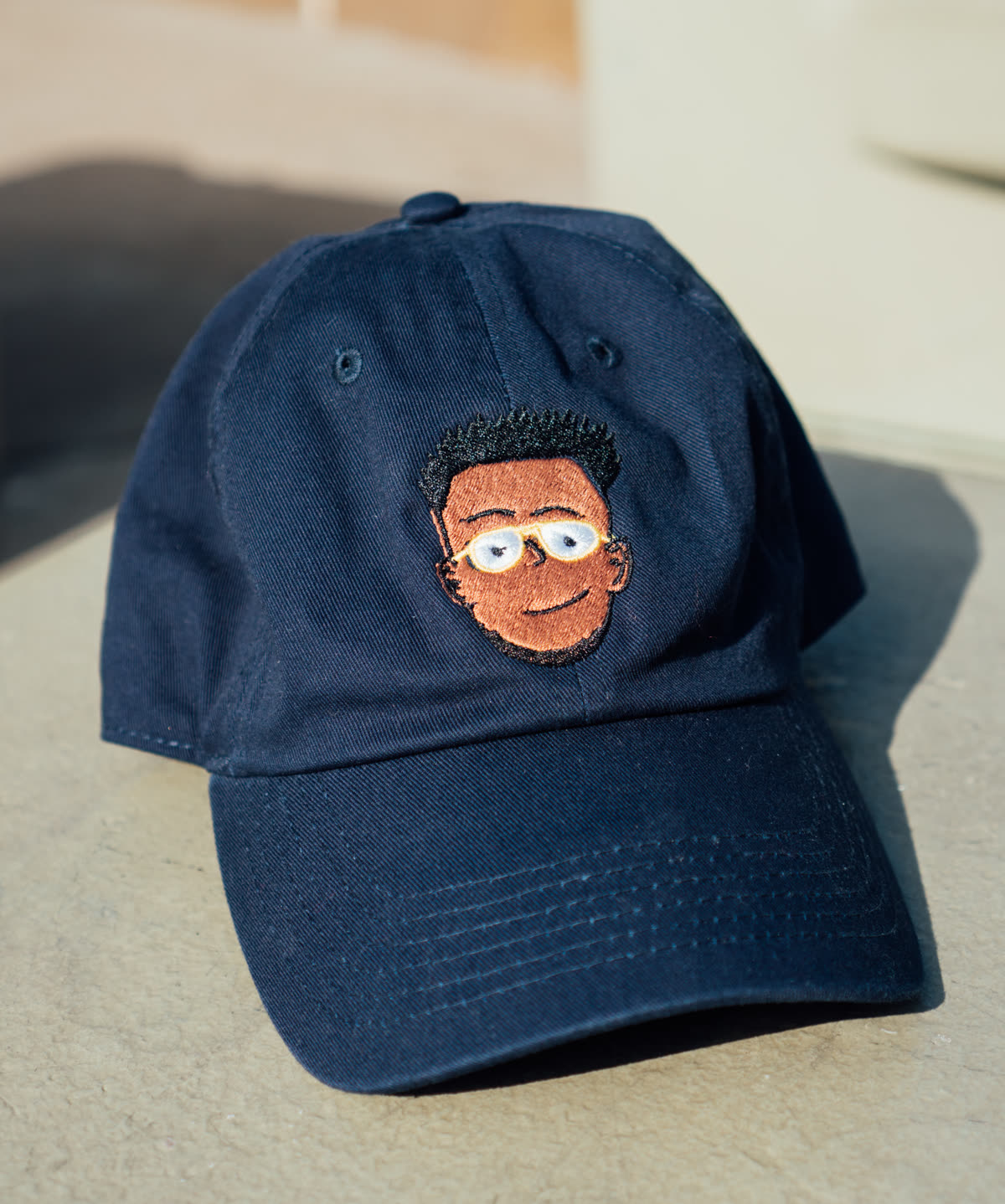 Navy Everybody Loves Creole embroidered hat