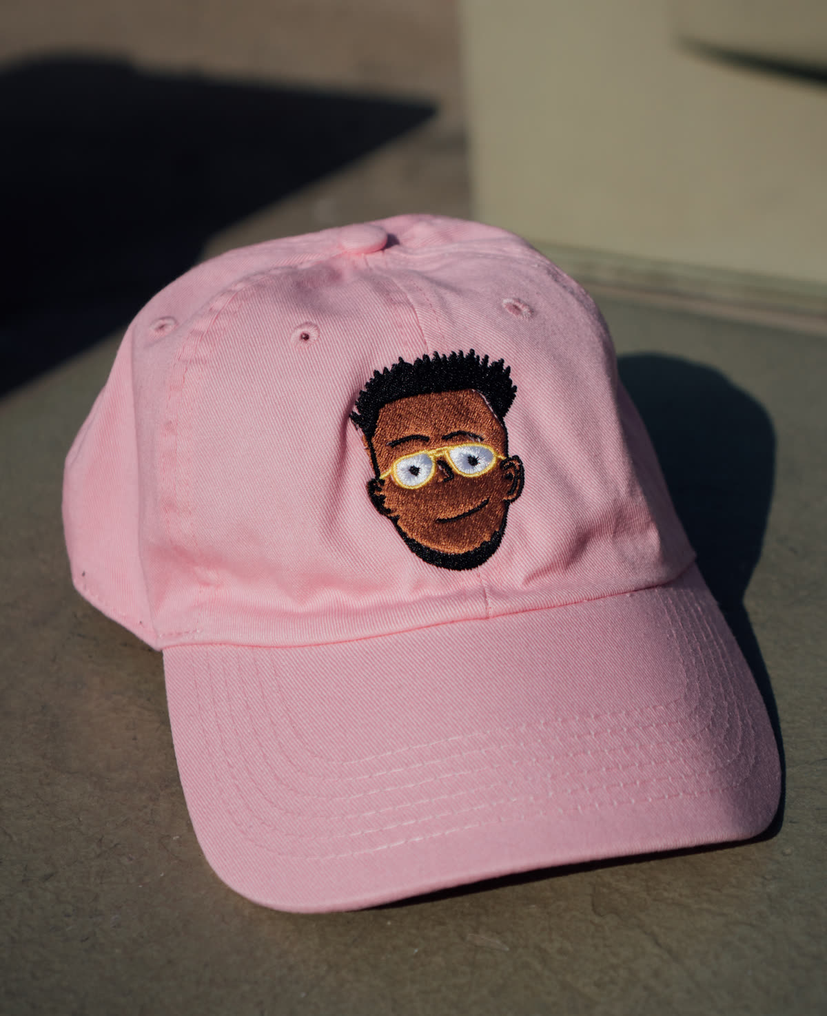 Pink Everybody Loves Creole embroidered hat